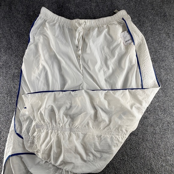 FP Movement Dresses & Skirts - FP Movement Way Home Skirt White Combo Blue Piping OB2103531 XL NEW
